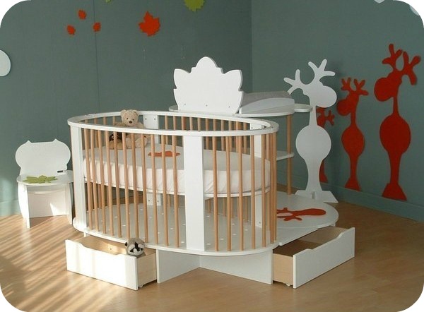 2 0 Lit Evolutif Pour Bebe Avec Table Table De Lit Com